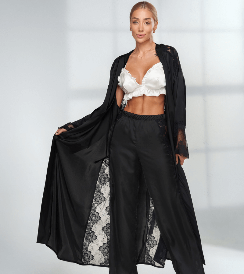 Moon petal chalatas priekis