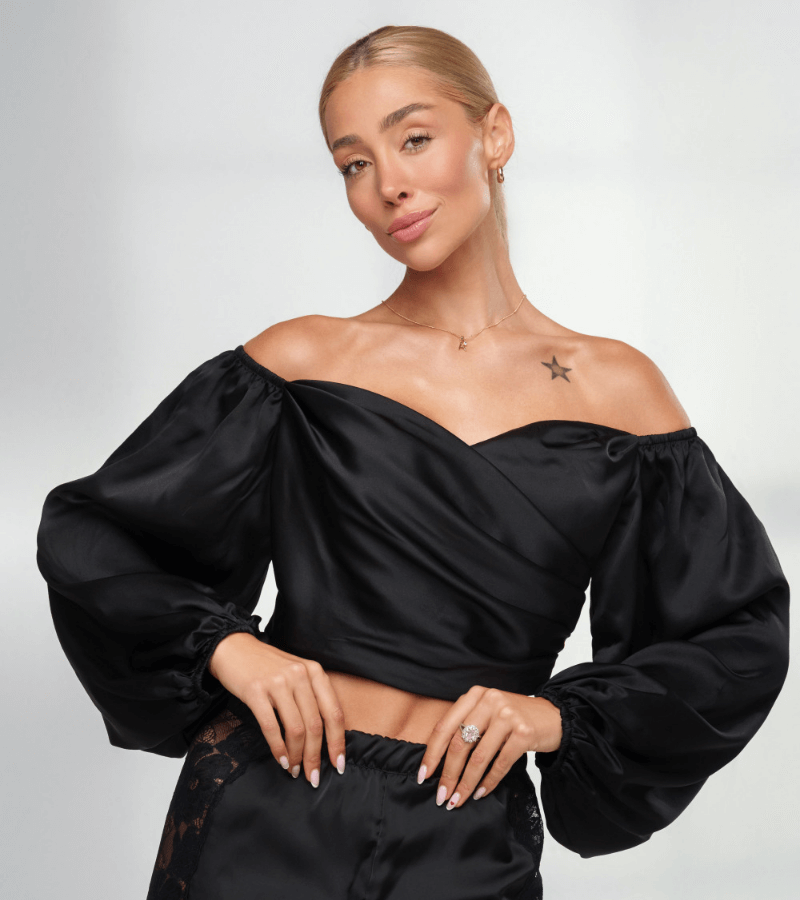 Palaidinė daydream juoda priekinis vaizdas